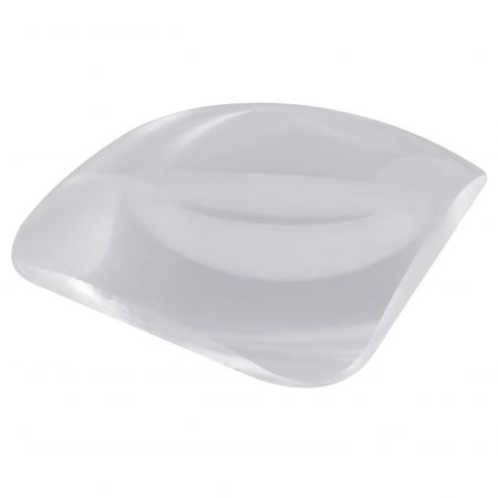 2x rechteckige Acryllinse